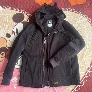 G-Star RAW 후드 부착 자켓 M 사이즈 블랙