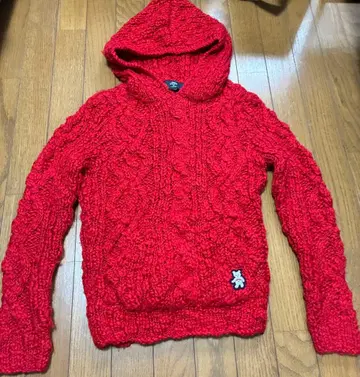 Callaway X SERIES 빨간색 후드 부착 스웨터 M