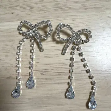 BRIDE ME 리본 귀걸이 브라이덜 액세서리