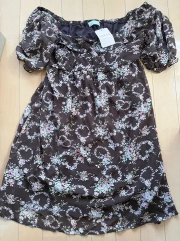 리즈리사 작은 꽃 리스 패턴 원피스 LIZ LISA