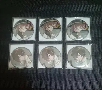 문호 스트레이독스 캔뱃지 10주년 다자이 오사무 나카하라 츄야