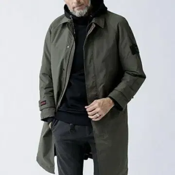 BRIEFING 브리핑 스텐카라 코트 카키 L 골프 비즈니스