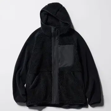 새상품 UNIQLO 유니클로 플리스 풀 집업 후드티 (긴팔) S사이즈