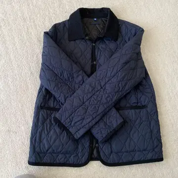 네이비 퀼팅 자켓 사이즈 160