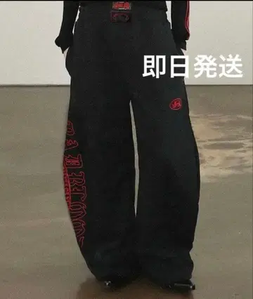 BADBLOOD 트랙 팬츠 블랙 S