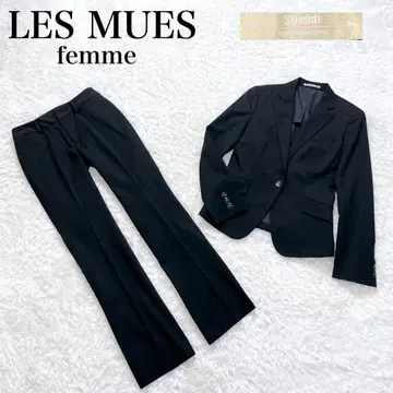 새상품급 레미유 아오키 팬츠 수트 셋업 스트레치