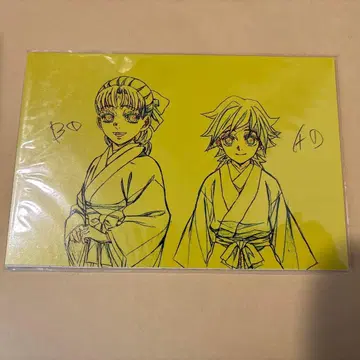 귀멸의 칼날 ufotable 예고 원화 엽서 세트 토미오카 자매