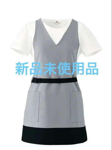 에스테틱 샵용 에이프런 (모노톤 체크 여성용)