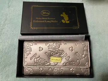 미키마우스 프리미엄 엠보 롱 지갑 메탈릭 (개봉품)
