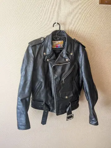 Schott Perfecto 블랙 라이더 자켓 36