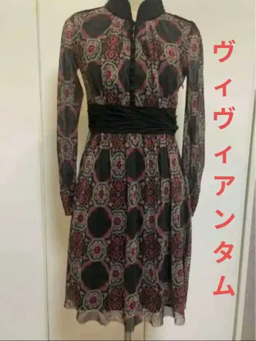 [ 비비안 탐 ] 무릎 기장 파워넷 원피스