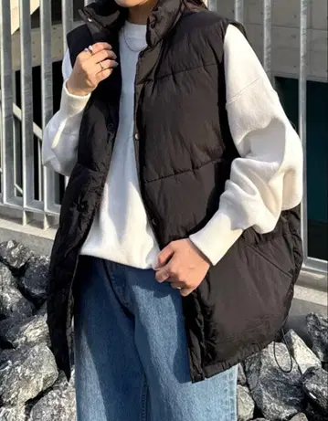 CIAOPANIC TYPY 충전솜 와셔 나일론 오버 사이즈 베스트