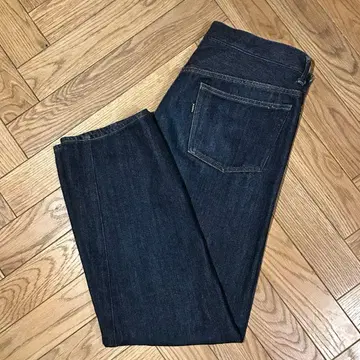 YAECA 다크 네이비 데님 스탠다드 15-12W 32인치 L