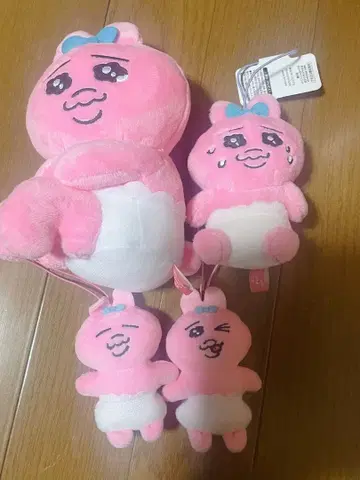 빤쮸토끼 봉제 인형 세트 미사용