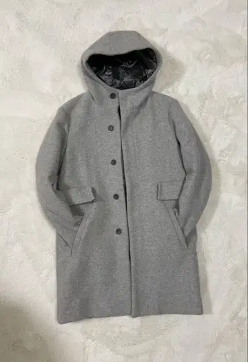 글로벌워크 후드 부착 코트 S 사이즈