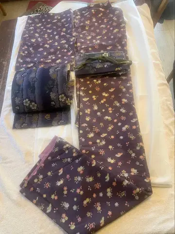 워셔블 기모노, 묶는 오비, 허리띠 세트