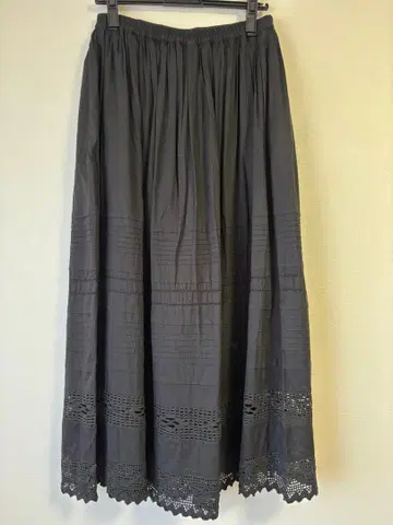 12closet [세탁 가능] 코튼 레이스 스커트