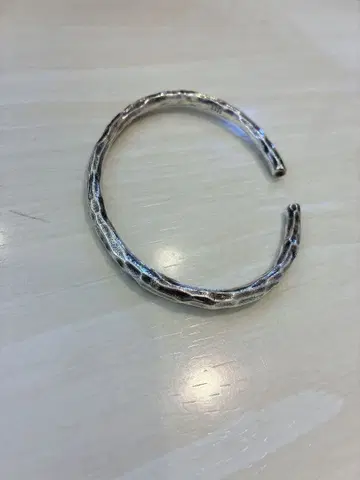실버 뱅글 망치 자국 실버 925