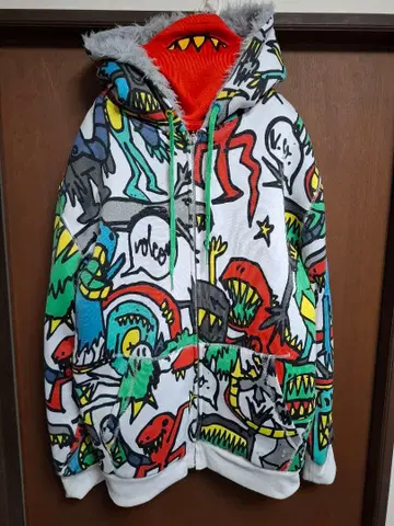 VOLCOM 보아 안감 후드티 L 정품