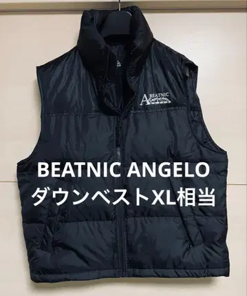BEATNIC ANGELO 다운 베스트 XL 사이즈 상당 블랙 Y2K
