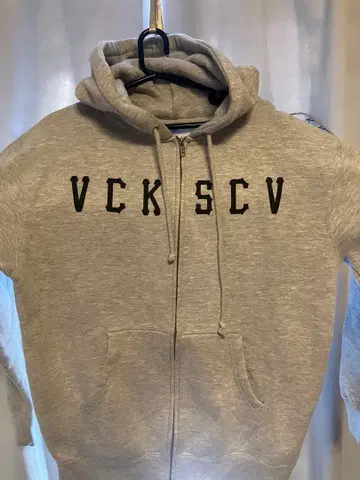 블랙스케일 VCK SCV 그레이 집업 후드티