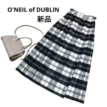 새상품 O'NEIL of DUBLIN 롱 스커트 체크 플리츠 8