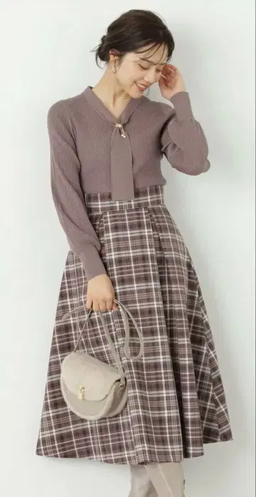 턱 플레어 스커트 PXS 사이즈