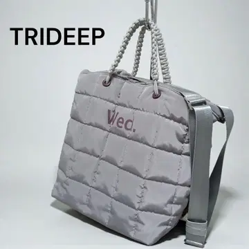 새상품급 TRIDEEP 요일백 퀼팅 숄더백 2way 경량