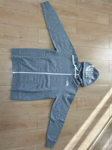 THE NORTH FACE 그레이 후드티 풀 집업