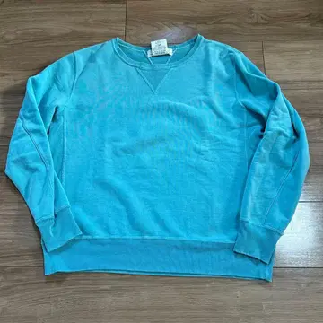 REMIX RELIEF 스카이블루 크루넥 맨투맨