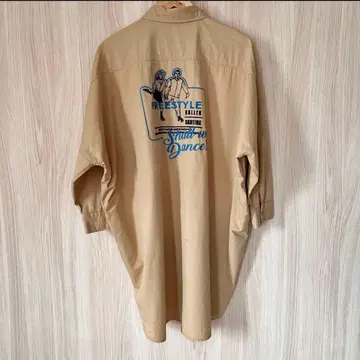 [ 컨디션 최상 ] DOUBLE NAME 더블 네임 겉옷 셔츠 자수 오버