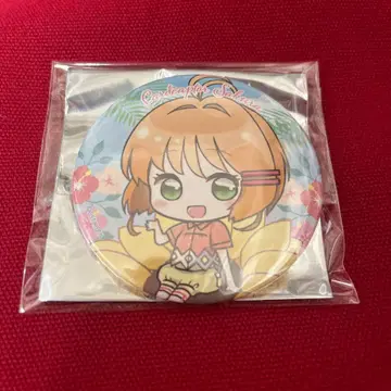 카드캡터 사쿠라 캔뱃지 벚꽃