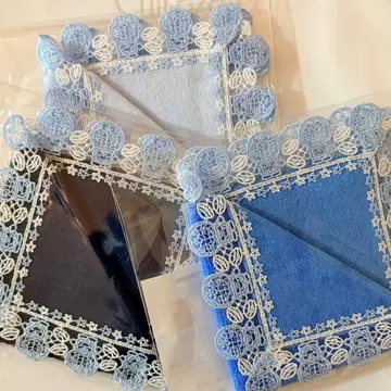 친자와 레이스 신상품 도라에몽 3장 세트 타월 손수건