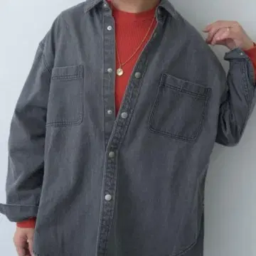 퓨어세신 데님 셔츠