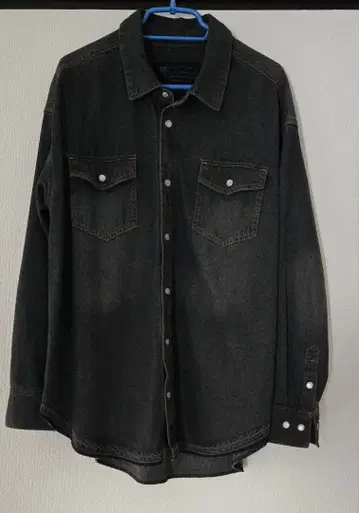 GiveRe Collection 컬러 데님 워시 셔츠