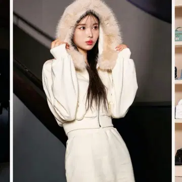 darich 다리치 후드 퍼 셋업 FL / IVO