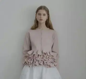 [ 새상품 ] 스완 가디건 핑크