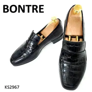 본트레 코인 로퍼 크로커 엠보 천연 가죽 가죽 EU37 스페인산