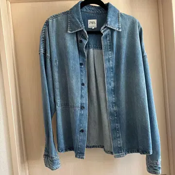 ZARA 라이트 블루 데님 자켓