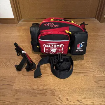 하자품 MAZUME 낚시용 가방 레드