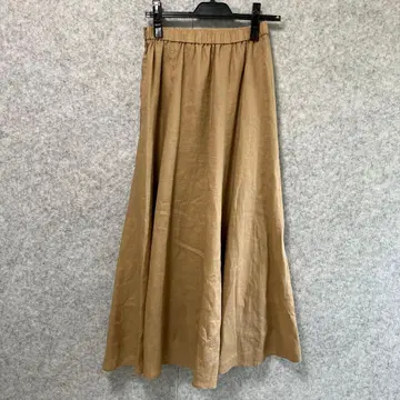 NEMIKA 린넨 플레어 스커트 레리안