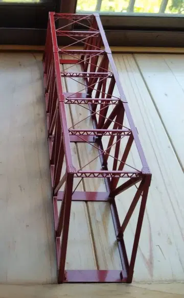 엔도 HO 게이지 1809 바렌 트러스 철교 빨간색 박스 없음