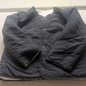 블랙 퀼팅 자켓