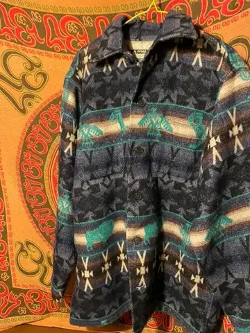 슈가케인 구제 의류 아우터 울 셔츠