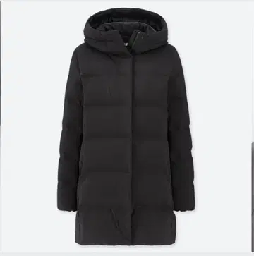 UNIQLO 심리스 다운 숏코트 블랙 XL