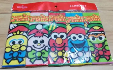 세서미 스트릿 타월 세트 크리스마스