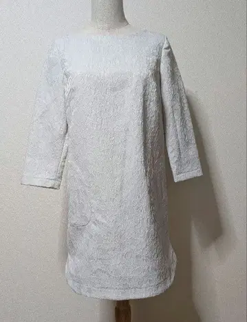 [ 새상품급 ] 모토마치 zelal 꽃무늬 원피스 튜닉 라이트 그레이