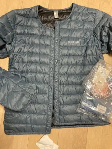 B MING 별주 mont-bell EX 800 다운 자켓 M 그레이