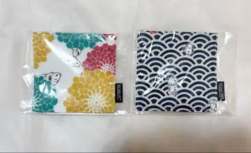 미사용 스누피 굿즈 코스터 이세 목화