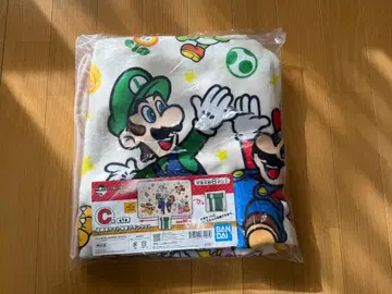 제일복권 마리오 캐릭터 플리스 담요